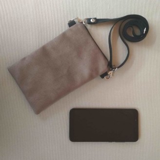 Bolso para teléfono Texas marrón claro